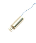 Close-up of Two Coreless DC 3V Vibration Motors Tiny 7mm Diameter 16.6mm Long Built In Micro Vibe Motors For Electric Toothbrushes
