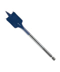 Spade drill bit, 1 in. diameter x 6 in., blue head, hex shank