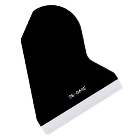 Badass Silicone Screen Protector Scraper For Phone Tablet Laptop Film Application Smooth Glide Anti Scratch Applicator With Comfort Grip shown from side angle.