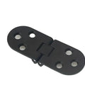 Two Pack 180 Degree Foldable Flap Hinges For Cabinets And Tables With Screw On Mount, Quiet Soft Close Damping, Smooth Self Closing Action