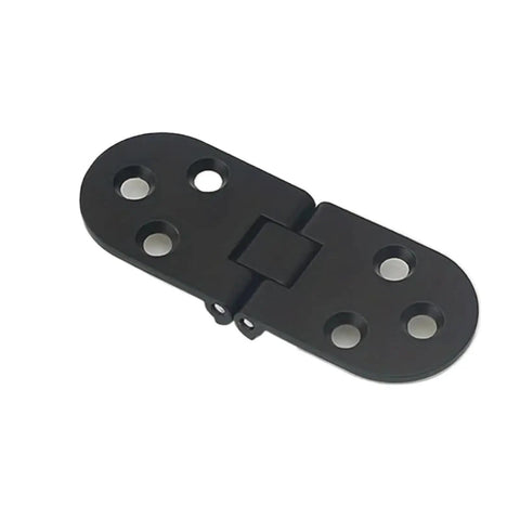 Two Pack 180 Degree Foldable Flap Hinges For Cabinets And Tables With Screw On Mount, Quiet Soft Close Damping, Smooth Self Closing Action