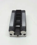 Linear Guide Block R162229420 Single Unit for Slide Systems, showing sealed ball bearing runner from top view.