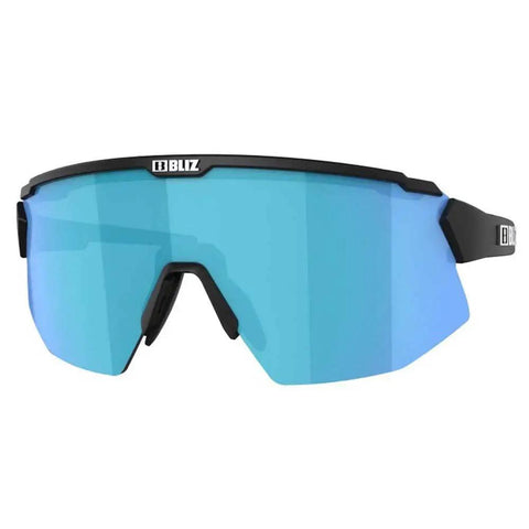 Breeze Sport Sunglasses Prescription Ready With Optical Adapter To Insert Prescription Lenses Attach In 20mm Head Strap UV Protection Non Polarized Lenses For Men And Women Matte Black Blue Multi 60mm All Day Comfort displayed