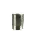 Stainless Steel Male Round Nipple Connector, Heavy Duty BSPT to NPT, 1/8 to 2 Inch Pipe Fitting for Water and Gas