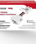 Quick Connect Adapter For Hardwired Smoke And CO Detectors Zero Headache Retrofit Upgrade Kit No Rewiring Required Plug And Play Safety Solution To Smoothly Upgrade Your Existing Alarm System Today in packaging with wiring connectors.