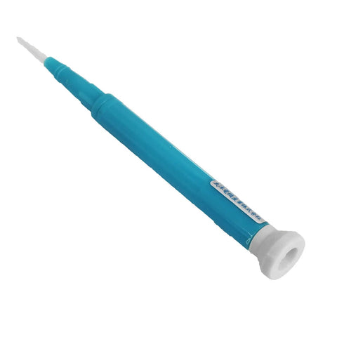 Badass 4In1 Zirconia Ceramic Screwdrivers Non Conductive Non Magnetic Phillips Bits Rotating Cover precision tool with blue handle.
