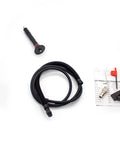 Mini Pneumatic Chamfering And Deburring Machine For Metal Work parts including hose, adjustable tool, and accessories on white background.