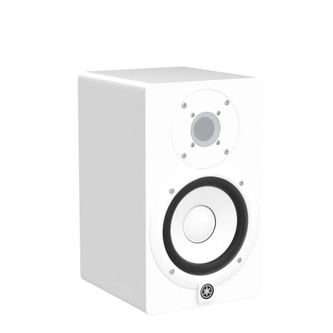 2-Pack White HS5 W 5-Inch Powered Studio Monitors Bundle For Home Studio GoTo Nearfield Reference Sound With Flat Frequency Response