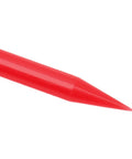 Red tip of ABS plastic Movement Installation Rod For Watches and Dial Repair Cleaning Sticks, double-ended tool close-up.