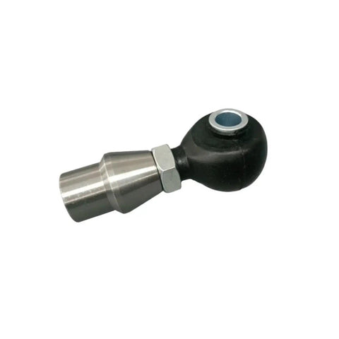 Heavy Duty Heim Joint Linkage Kit For Car Mods And Automation Gear Featuring Precision Threads And Smooth Angular Flex To Keep Your Rig Running Sweet, showing stainless steel and rubber rod end with nut.
