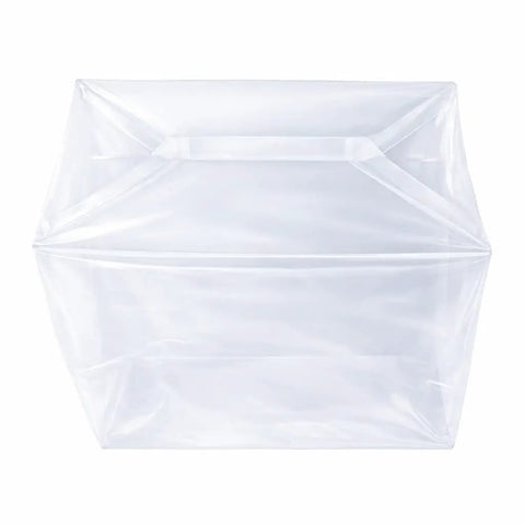 Heavy Duty 50 Pound Meat Lug Liners, 4 Mil Thick Tub Liners, clear plastic liner for 24 x 16 x 23 inch meat totes
