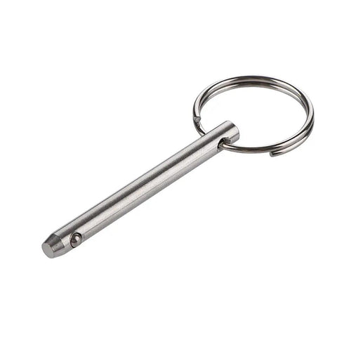 Two Pack Quick Release Pin For Boats And Bimini Tops, 3 Sixteenth Inch Diameter, Overall Length Two Inches, Full 316 Stainless Steel Pin