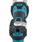 Cordless 18V Li-Ion Brushless Oscillating Multi-Tool For Dope Cuts And Gnarly Sanding, 3.6 Degree Swing, front view tool details
