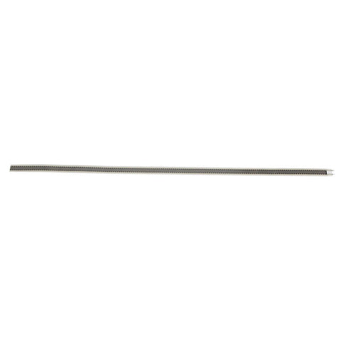 Thin-film pressure sensor strip with interdigitated metallic electrodes, front view