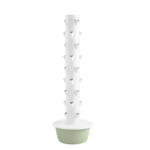 Compact Vertical Hydroponics Garden Tower with 36 Plant Pods and Smart Timer for Indoor and Outdoor Use Auto Watering
