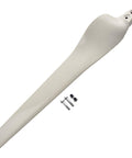 580mm Fiberglass Replacement Wind Turbine Blade For Small Turbines, Sturdy And Lightweight FRP Blade and hardware shown