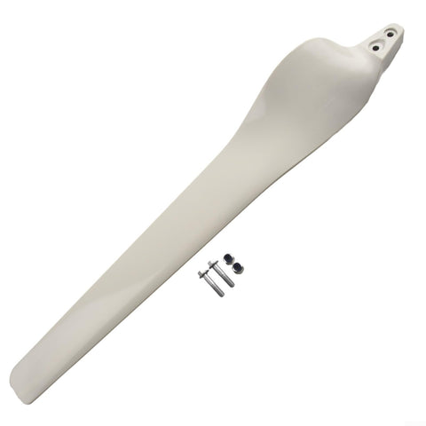 580mm Fiberglass Replacement Wind Turbine Blade For Small Turbines, Sturdy And Lightweight FRP Blade and hardware shown