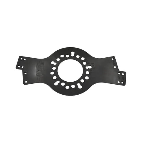 Rugged Wheel Fitment Gauge Checks 14 To 22 Inch Diameter Rims And 7 To 17 Inch Widths With Snappy Tool Free Adjustments shown from the front.