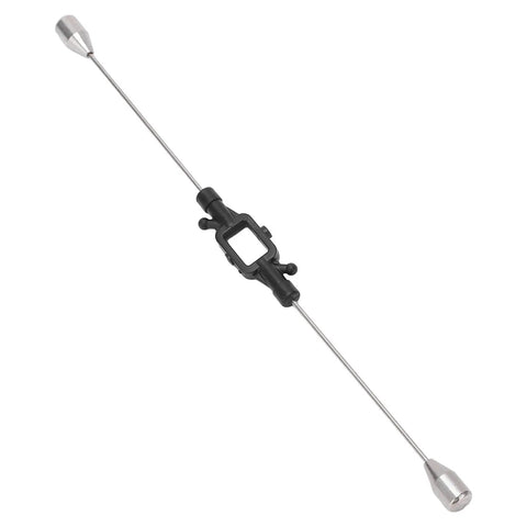 Lightweight RC Helicopter Balance Bar Replacement in plastic and stainless steel black easy to install for stable flight.