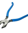 Heavy Duty Slim Head Diagonal Cutters With Spring Loaded Action For Cutting ACSR Nails Screws And Soft Rebar Tie Wire Induction Hardened Blades For Longevity Forged In USA Ironworker Pliers From Klein Tools