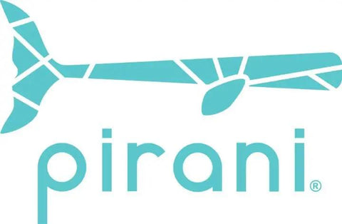 Logo of Pirani featuring a stylized design in teal, representing an innovative and modern brand identity.