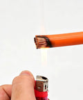 Burn testing Straight Up Bulletproof Flexible Silicone High Voltage Shielded Cable For EV Battery Charging.