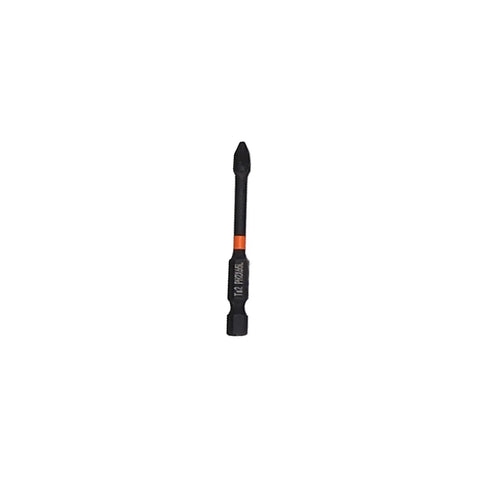 Heavy Duty Badass Cordless Drill Set Featuring Brushless Motor And Three Variable Speed Settings Knockout Torque For Tackling Any Home Reno And Diy Task Us Plug Included - Black screwdriver bit with a hex shank.