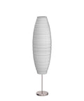 Set Of 2 59 Inch Tall Rice Paper Floor Lamps With On Off Footswitch Boho Chic Minimalist Standing Lamps For Living Room And Bedroom Decor
