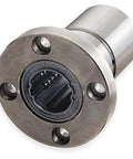 Ball Spline Nut for Precision Linear Motion, 18.2 mm Shaft Size, 60 mm Overall Length, heavy-duty metal construction, front view