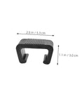 Zerodeko 10Pcs Outdoor Wicker Clips Rattan Sofa Fasteners for Sectional Chairs showing size dimensions in inches and centimeters.