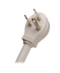 Close-up of right-angle plug for Isobar Four Outlet Surge Protector With Six Foot Cord And Right Angle Plug Tel Fax Modem Protection