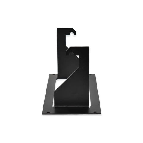 Rugged Super Built Tough One Piece Equipment Mounting Bracket Black For Federal Signal Pa 300 Emergency Vehicles Comes With 3.5 Inch Mounting Space Bolt On Ready