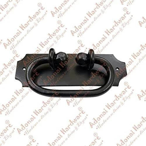 Moladah Hand Forged Iron Drop Pulls Two Pack Matte Black Finish For Vintage Wood Cabinets Doors Drawers Cupboards Wardrobes And Sheds