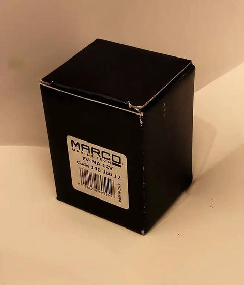 High Tech 12 Volt Electric Valve For Fresh Water On Boats Slick Fluid Shutoff Heavy Duty Brass Housing box with label