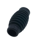 Heat Resistant 10mm Steam Wand Grip Sleeve Replacement For Espresso Machines No Slip Rubber Cover Fits 10mm Wands Compatible With Rancilio Gaggia Bezzera Astoria And More, showing a close-up view of the ribbed black rubber sleeve.