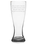 Cool Pilsner Glass Gift For RC Planes Nerds And Radio Controlled Aircraft Lovers This All I Care About Is RC Planes Barware