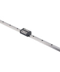 High Speed Linear Guide Rail And Slider Kit With Ball Bearing Steel Blocks For Ultra Smooth Low Friction Motion In 3D Printers, CNC Machines, And Automation Projects, 500mm Length, P-Grade Precision Linear Guide shown on white background