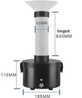 Mini Solder Fume Extractor For Home Workshop Quiet Bench Smoke Absorber with 600mm adjustable hose and 165mm base