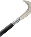 Multipurpose Gardening Sickle With Manganese Steel Blade And Stainless Steel Handle Black Rubber Grip