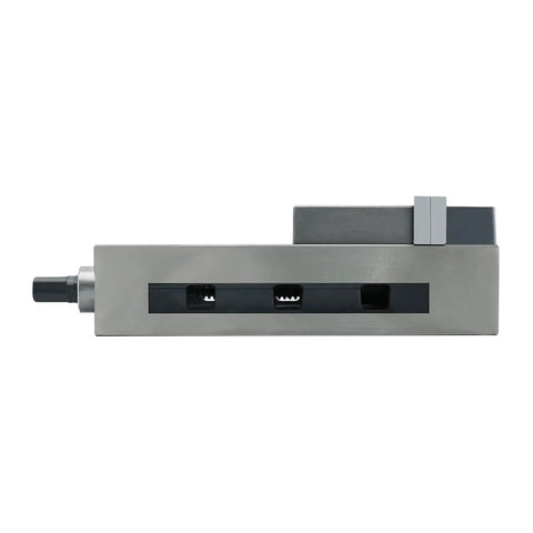6 Inch Precision One Piece Vise With Heavy Duty Chuck For Milling Machines CNC Integrated Angle Fixed Design Rock Solid Clamp For Accurate Workholding And Smooth Operation, side view