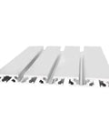 Heavy Duty 15180 Aluminum Profile Extrusion For CNC And 3D Printer Workbenches Boasting A Slick Anodized Finish On A Linear Rail System Built For Hella Sturdy Diy Projects With A Solid 1000 Millimeter Length And Zero Wobble - Close-up of aluminum extrusion showing detailed structure.