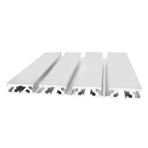 Heavy Duty 15180 Aluminum Profile Extrusion For CNC And 3D Printer Workbenches Boasting A Slick Anodized Finish On A Linear Rail System Built For Hella Sturdy Diy Projects With A Solid 1000 Millimeter Length And Zero Wobble - Close-up of aluminum extrusion showing detailed structure.