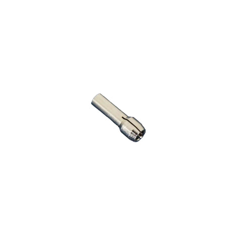 Close-up of 1/8 inch durable shiny rotary tool collet bit from 50 Piece Durable Shiny One Eighth Inch Rotary Tool Collet Bits 480 For Dremel
