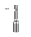 Rock Solid 6 To 13mm Impact Socket Set With Drill Bit And Hex Adapter Bolt Drivers Kit For Heavy Duty Rusted Bolts In Tight Spaces 9mm Cr V steel impact socket