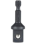 Impact socket adapter from 2 In 1 Impact Socket Set With One Half Inch Drive, 5 Piece Deep Twelve Point Sockets In Dual Sizes For Quick Swaps