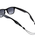 Monoz Adjustable Eyewear Retainer With Monofilament Like Line Off The Neck 14 Inch Black Non Conductive Eyewear Retainer