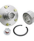 WA930566K Front Wheel Hub Bearing Module Kit with necessary install components displayed