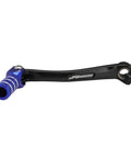 Folding Gear Shifter Lever For 50cc To 125cc Pit Bikes And Dirt Bikes CNC Aluminum 6061T6 Universal Shift Pedal, blue and black view