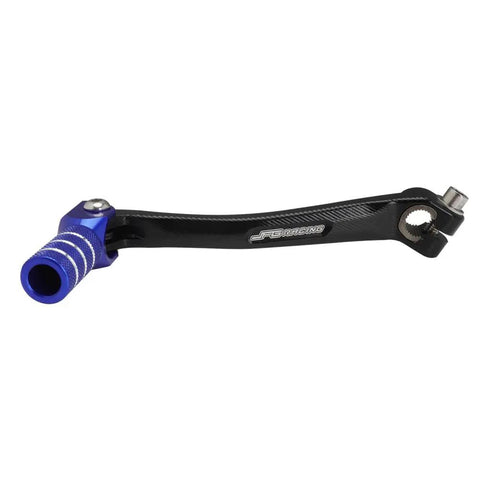 Folding Gear Shifter Lever For 50cc To 125cc Pit Bikes And Dirt Bikes CNC Aluminum 6061T6 Universal Shift Pedal, blue and black view
