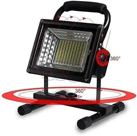 JUDYSSY Led Floodlight 200W Led Floodlight with Remote Control, adjustable 360-degree rotation, sturdy design for work use.
